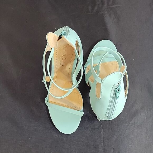 KAYLEEN BY LOS ANGELES ANKLE AND INSSTEP STRAP BACK ZIP CLOSURE WOMEN"S … - Picture 5 of 14